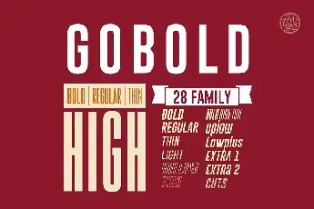 Gobold Sans Serif Family font