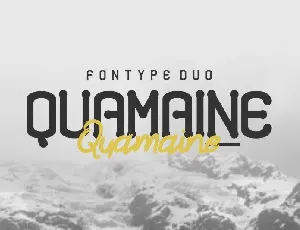 Quamaine Duo font