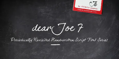 dearJoe 7 font