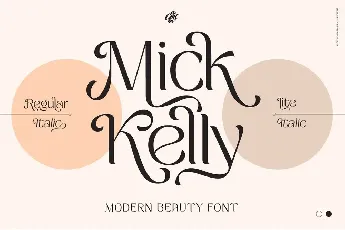 Mick Kelly font