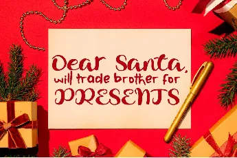 Santa Delight font