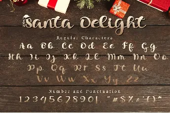 Santa Delight font