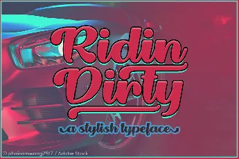 Ridin Dirty font