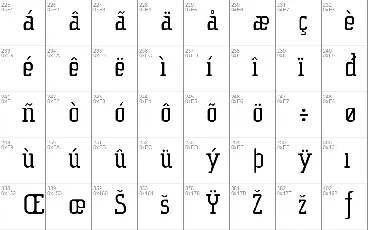 Sucesion Slab font