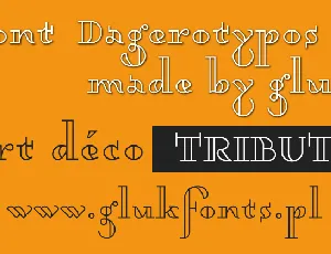 Dagerotypos font