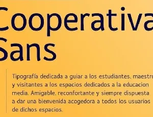 Cooperativa Sans font