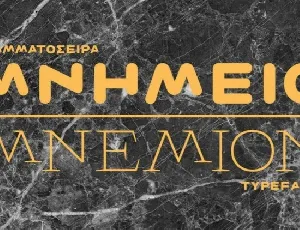 Mnemion font