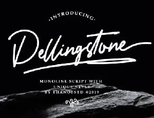 Dellingstone Signature font