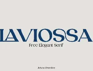 Laviossa font