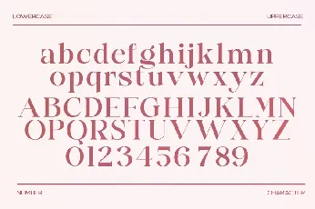 Coaster Simone font