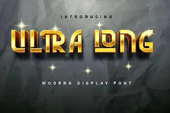 Ultra Long font