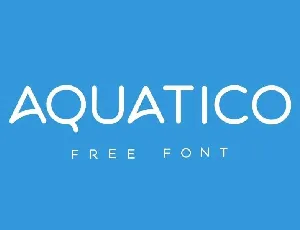 Aquatico Free Animated font