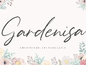 Gardenisa font