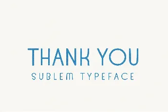 Sublem font