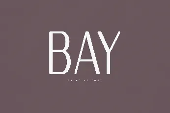 Bay font