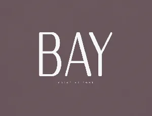 Bay font