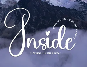 Inside Script font