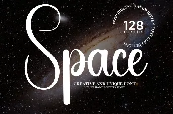 Space Script font