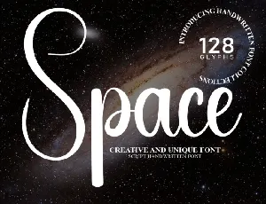 Space Script font