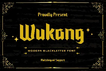 Wukang font