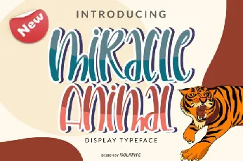 Miracle Animal font