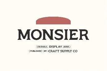 Monsier font