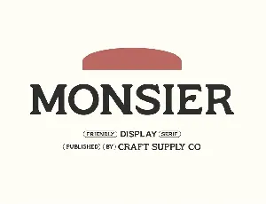 Monsier font