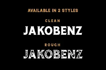 Jakobenz font