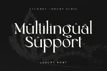 Luxury font