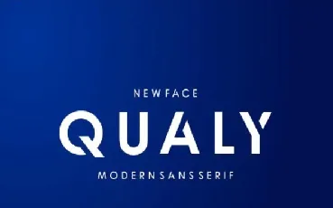 Qualy Sans Serif font