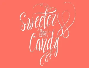 Sweeter Than Candy Script font