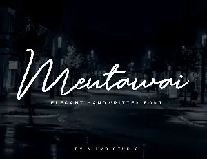 Mentawai Signature font