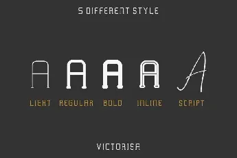 Victorisa Typeface font