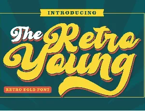 Retro Young font