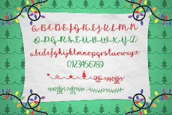 I Love Glittermas font