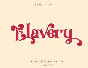 Elvery font