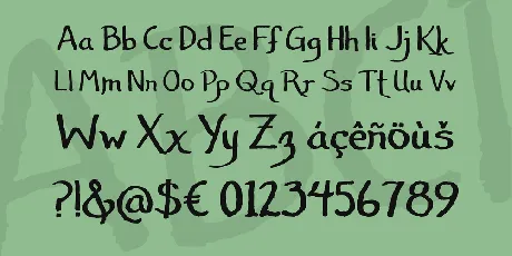 Janda Amazing Grace font