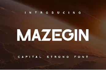 Mazegin font