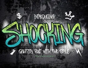 Shocking Script font