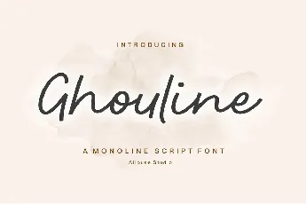 Ghouline font