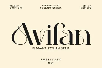 Avifan Typeface font