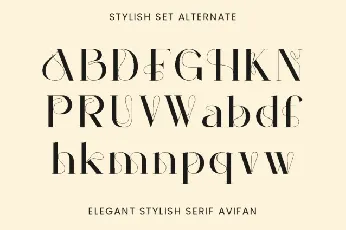 Avifan Typeface font