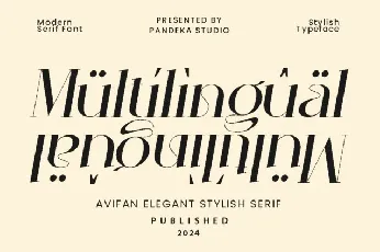 Avifan Typeface font