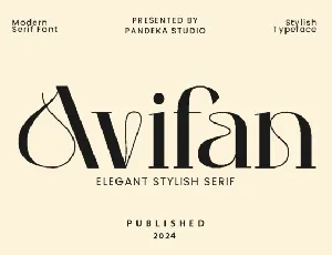 Avifan Typeface font