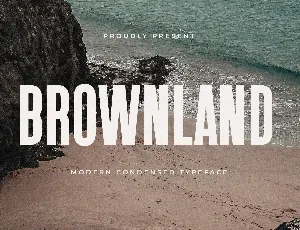 Brownland font