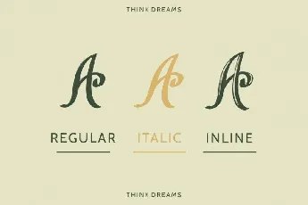 Think Dreams Script font