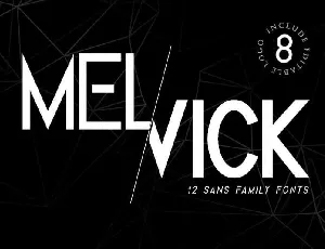 Melvick Family Free font