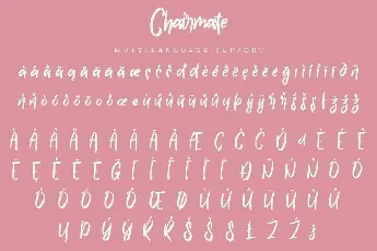 Chairmate Demo font