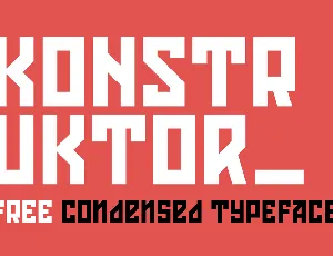 Konstruktor font