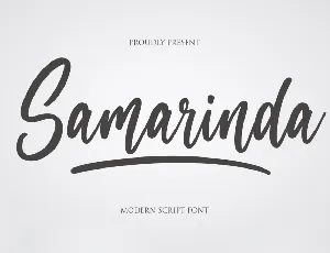 Samarinda font